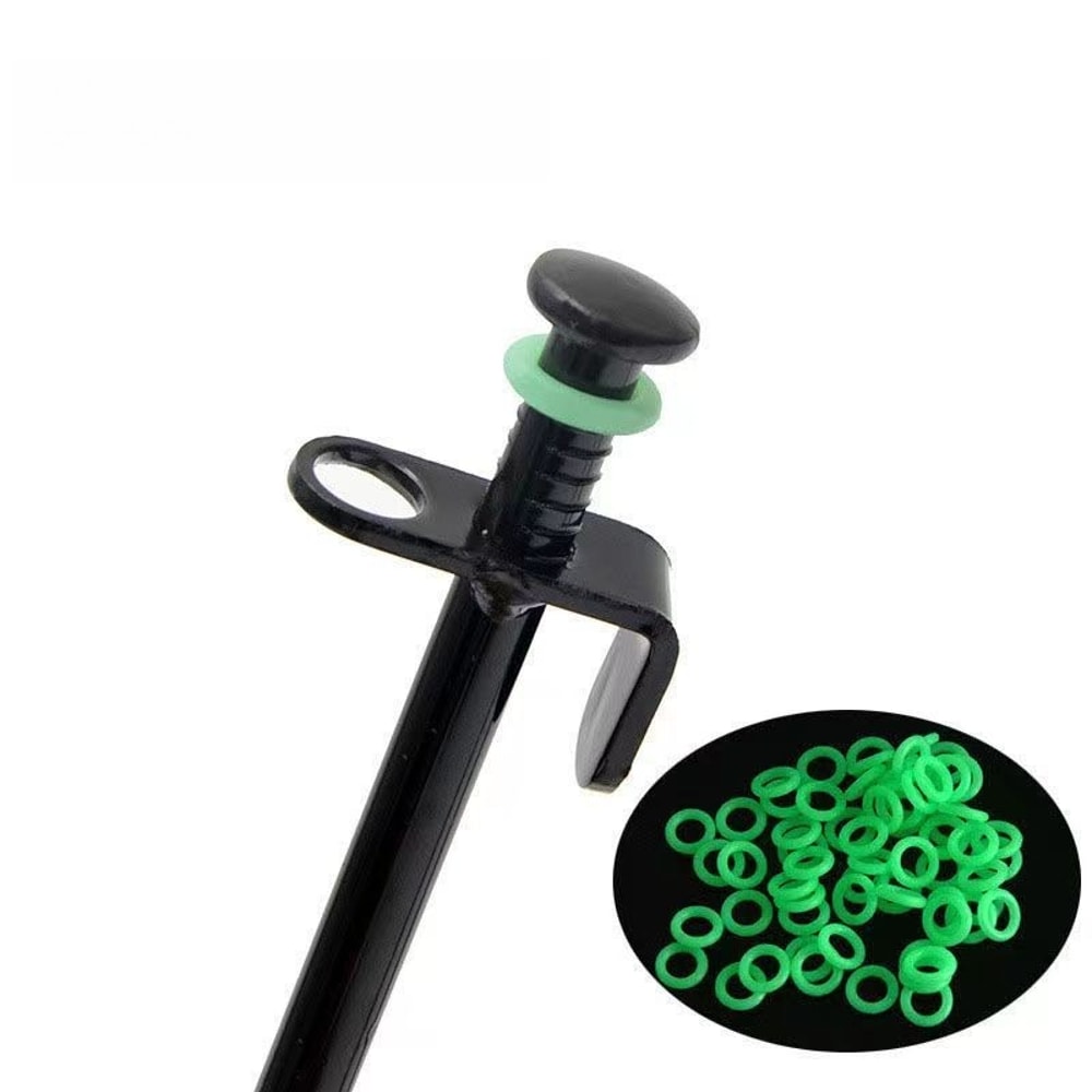 Glow Silicone Fishing Coil Luminous Camping Nail Rings For Night Safety Fishing Alerts 1