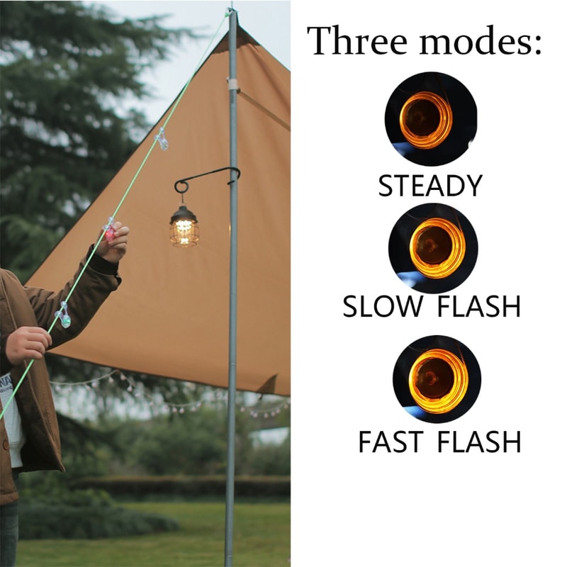 Colorful LED Camping Taillights Waterproof Adjustable Modes Easy To Install For Bikes And Outdoor A 2