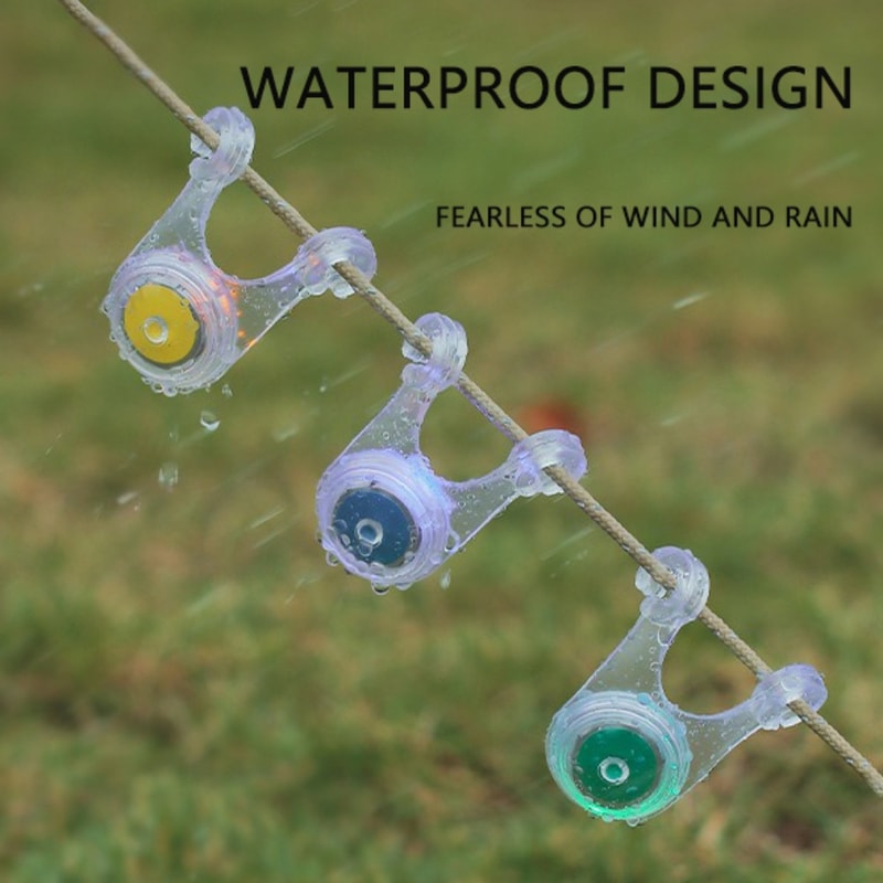 Colorful LED Camping Taillights Waterproof Adjustable Modes Easy To Install For Bikes And Outdoor A 3