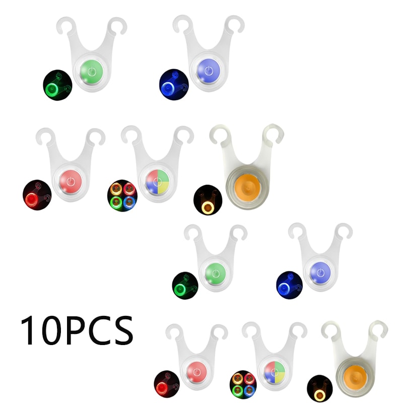 Colorful LED Camping Taillights Waterproof Adjustable Modes Easy To Install For Bikes And Outdoor A 5