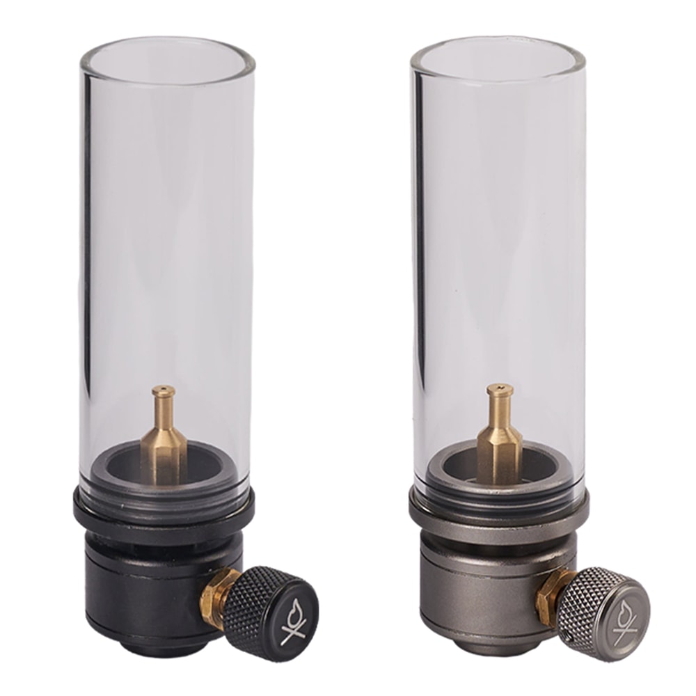 Outdoor Gas Atmosphere Lamp With Glass Lampshade Aluminum Alloy Gas Lantern For Camping Hiking And 1