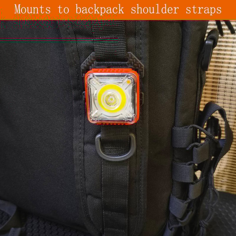 Mini Tactical Flashlight For Camping Hiking USB Rechargeable LED Light For Molle System Backpack S 3