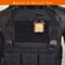 Mini Tactical Flashlight For Camping Hiking USB Rechargeable LED Light For Molle System Backpack S 4