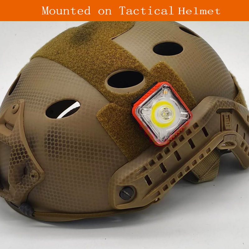 Mini Tactical Flashlight For Camping Hiking USB Rechargeable LED Light For Molle System Backpack S 5