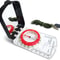 Tilt Mirror Aiming Compass with Night Light Essential Tool for Hiking, Camping & Mountaineering
