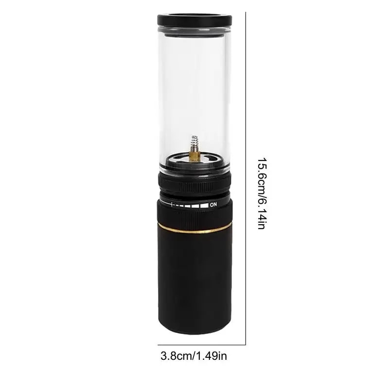 Portable Outdoor Windproof Camping Gas Lamp Adjustable Candlelight Tent Lantern For Hiking Camping 5