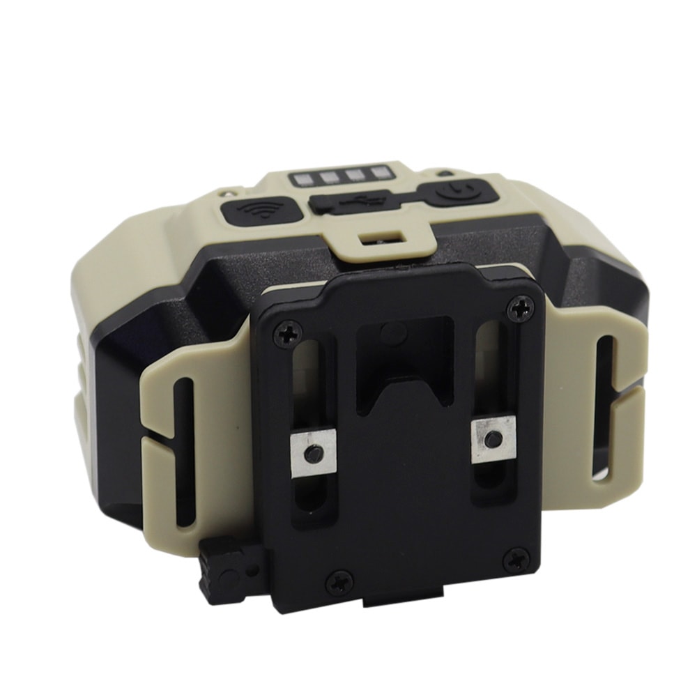 Tactical FAST MICH Helmet Light USB Rechargeable Headlamp With White Red Signal Modes For Hunting 3