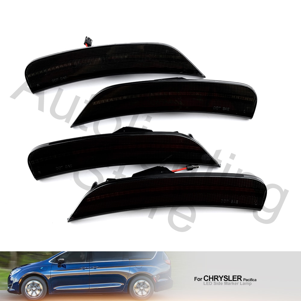 LED Front Rear Side Marker Light Amber Red Waterproof Plug And Play 3