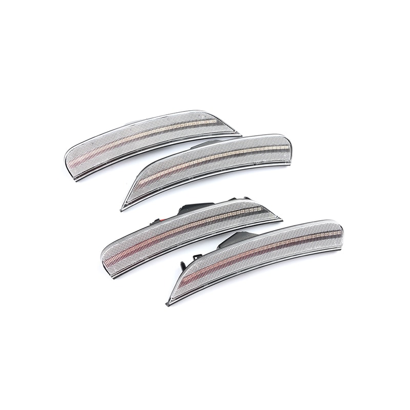 LED Front Rear Side Marker Light Amber Red Waterproof Plug And Play 1