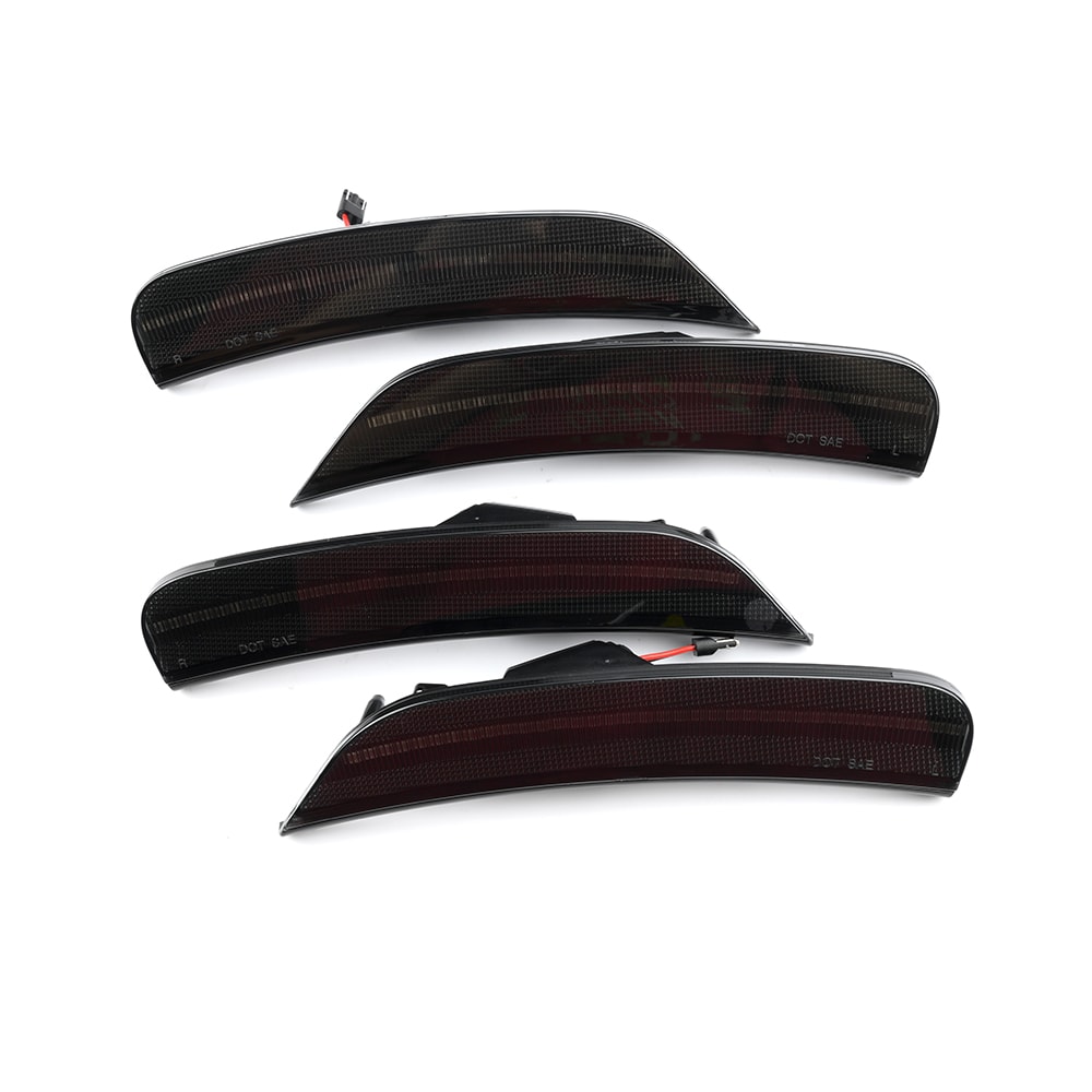 LED Front Rear Side Marker Light Amber Red Waterproof Plug And Play 6