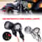 Compact 10mm Motorcycle LED Turn Signal Lights Black Chrome Bullet Indicator Lamps For Motorcycle 2
