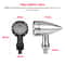Compact 10mm Motorcycle LED Turn Signal Lights Black Chrome Bullet Indicator Lamps For Motorcycle 3