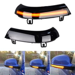 led dynamic turn signal lights for flowing water blinker for enhanced visibility