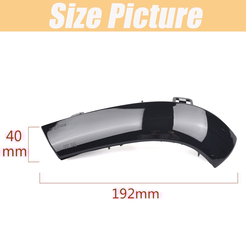 LED Dynamic Turn Signal Lights For Flowing Water Blinker For Enhanced Visibility 4