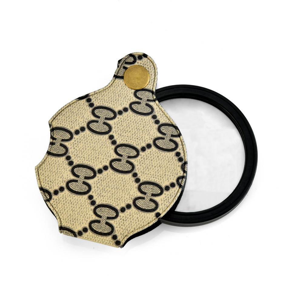 Portable Magnifying Glass Keychain HD Clarity Folding Magnifier For Easy Reading And Detailed Viewi 4