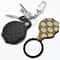 Portable Magnifying Glass Keychain HD Clarity Folding Magnifier For Easy Reading And Detailed Viewi 0