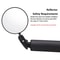 Bicycle Rearview Mirror With Wide Angle Convex Design Rotatable Safety Side Mirror For Mountain Bik 1