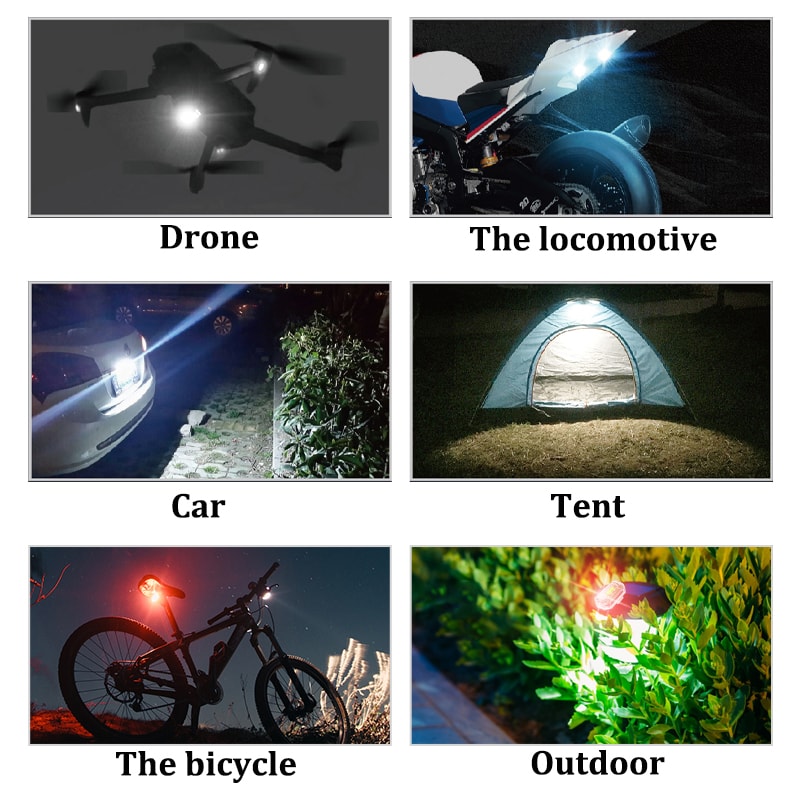 Wireless Remote Control LED Strobe Light For Car Motorcycle Bike And Scooter Anti Collision Warning 4