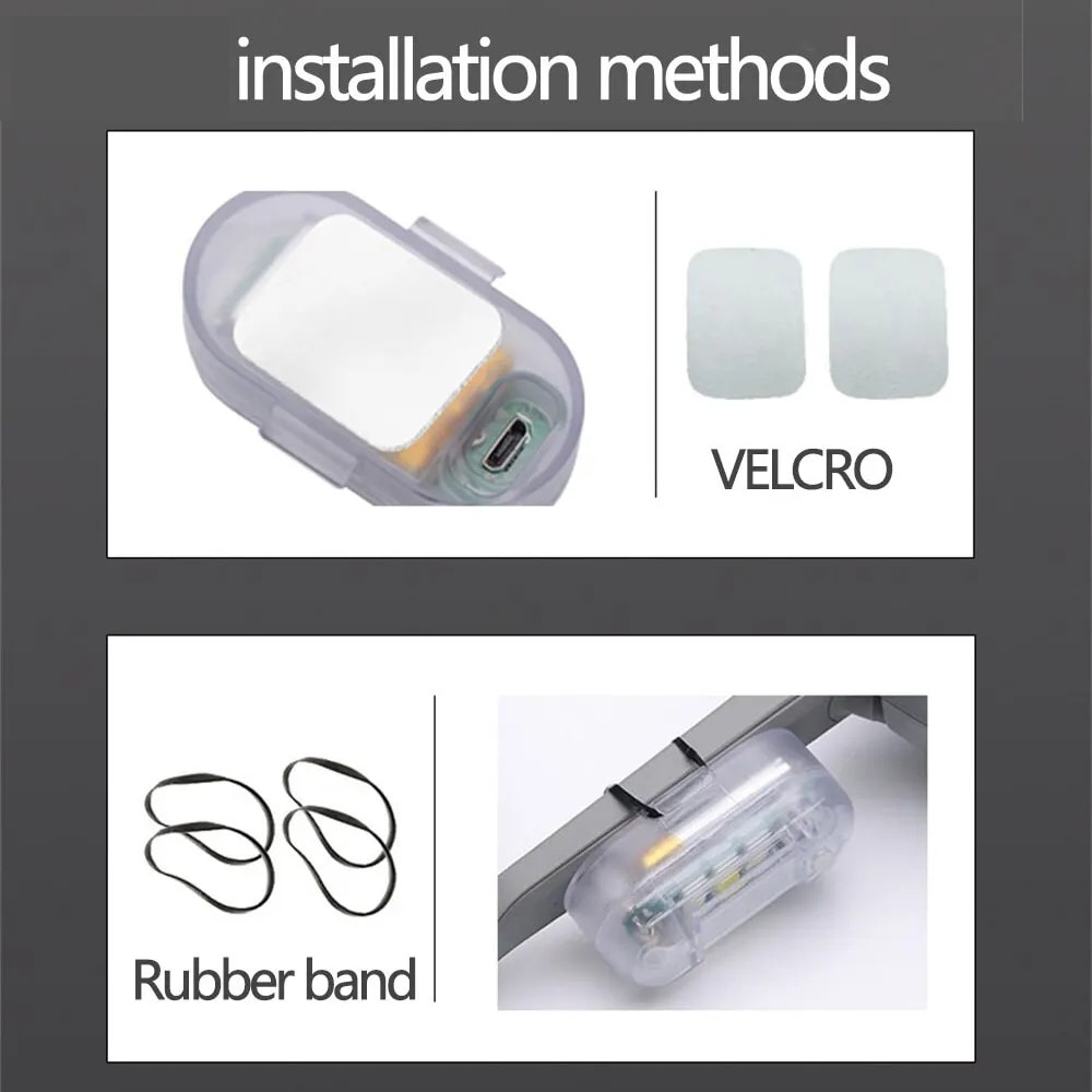 Wireless Remote Control LED Strobe Light For Car Motorcycle Bike And Scooter Anti Collision Warning 7