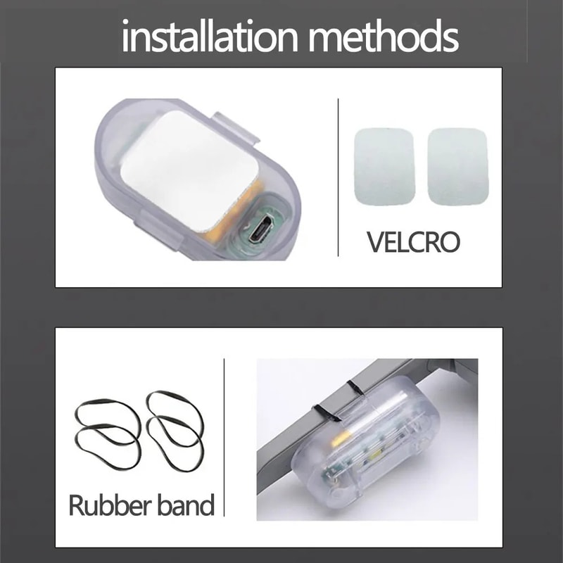 Wireless Remote Control LED Strobe Light For Car Motorcycle Bike And Scooter Anti Collision Warning 7