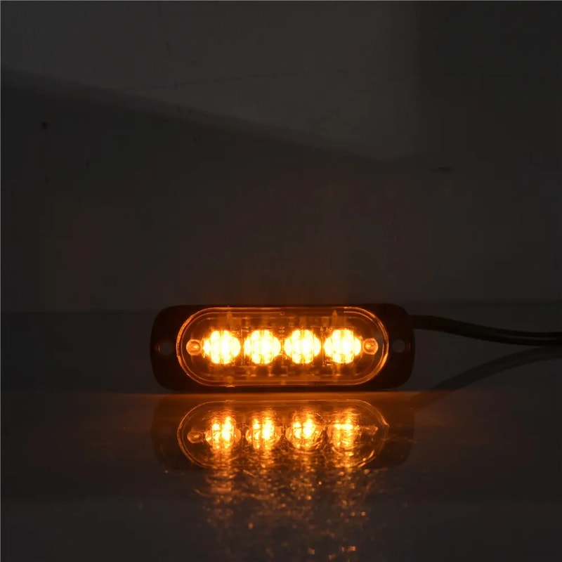 Car Strobe Light For Emergency Signals LED Warning Flashing Light For Trucks Cars 3