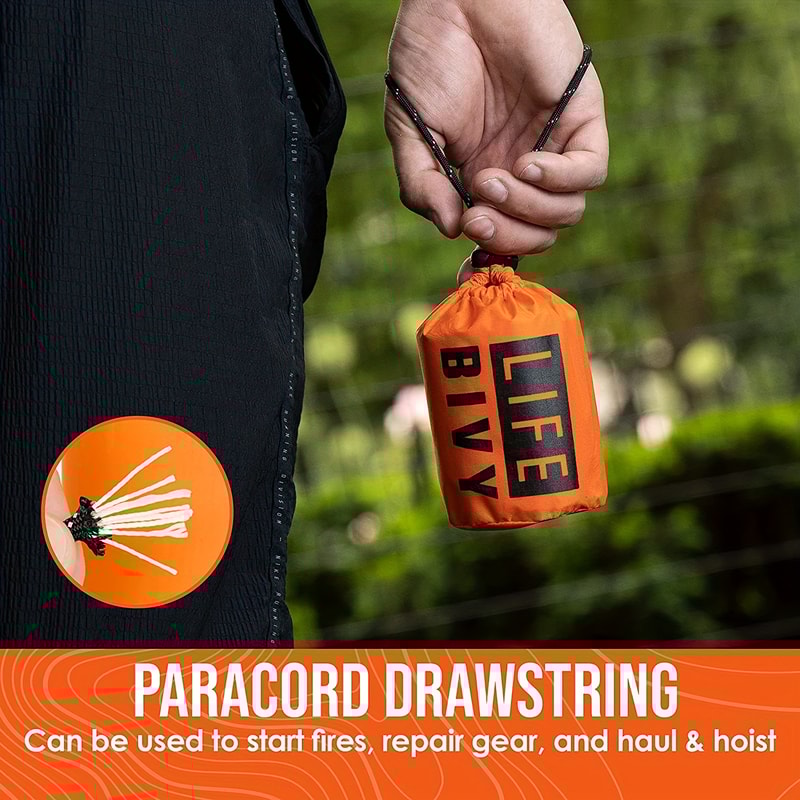 Portable Waterproof Emergency Survival Sleeping Bag Thermal Mylar Blanket For Outdoor Camping Hikin 2