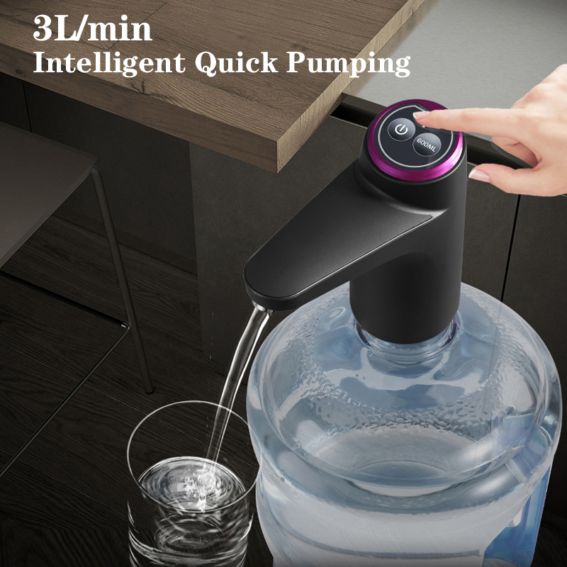 USB Rechargeable Water Pump Dispenser For Gallon Bottles Mini Electric Water Gallon Pump 1