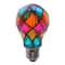 Hand Painted Stained Glass LED Light Bulb Romantic Mosaic Night Lamp For Home Decor 5
