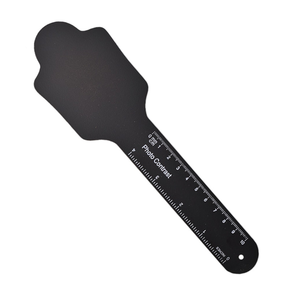 Orthodontic Cheek Plate With Scale Mark Autoclavable Metal Dentistry Tool For Professional Use 3