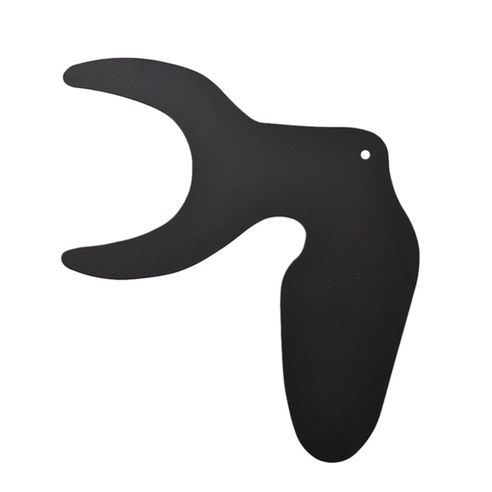 Orthodontic Cheek Plate With Scale Mark Autoclavable Metal Dentistry Tool For Professional Use 1