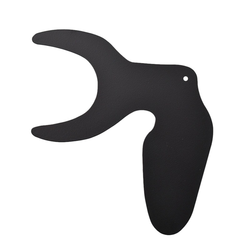 Orthodontic Cheek Plate With Scale Mark Autoclavable Metal Dentistry Tool For Professional Use 1