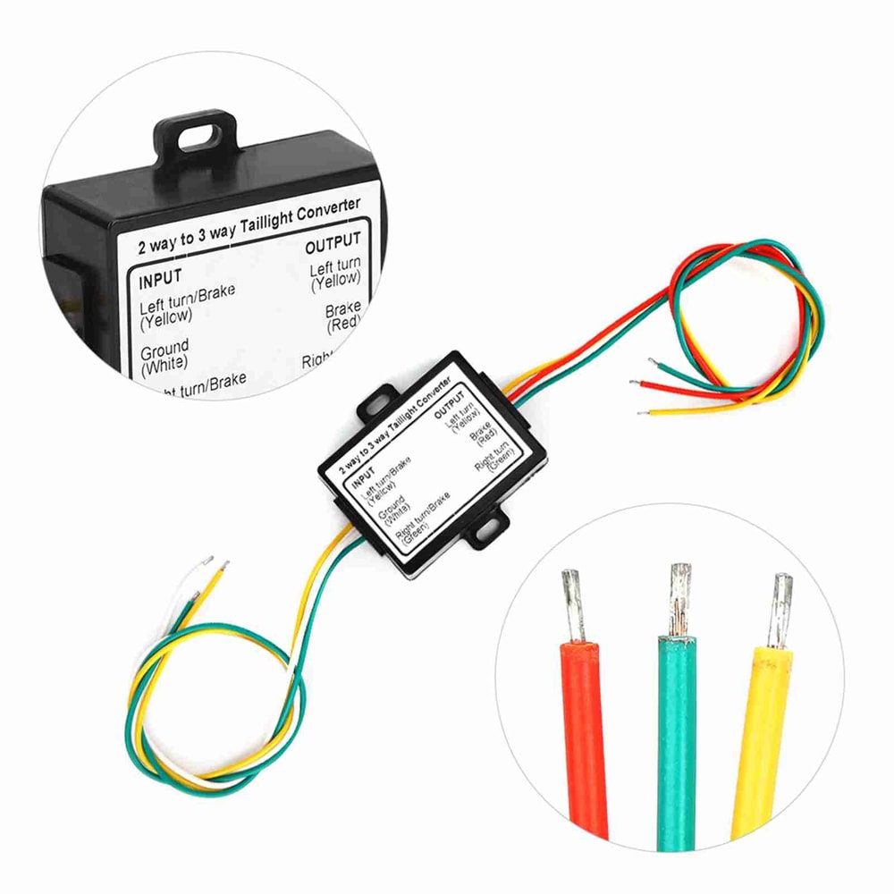 Tail Light Converter Wire Adapter Trailer Electrical System Harness 0