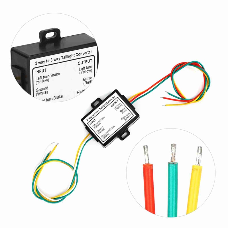 Tail Light Converter Wire Adapter Trailer Electrical System Harness 0