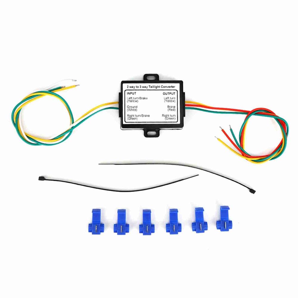 Tail Light Converter Wire Adapter Trailer Electrical System Harness 2