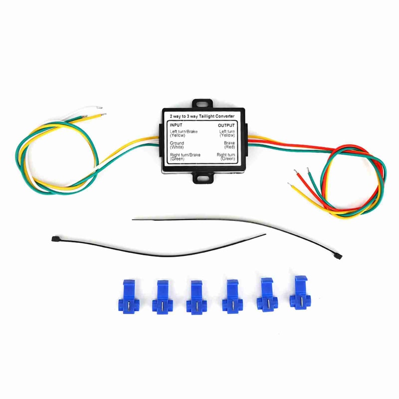 Tail Light Converter Wire Adapter Trailer Electrical System Harness 2