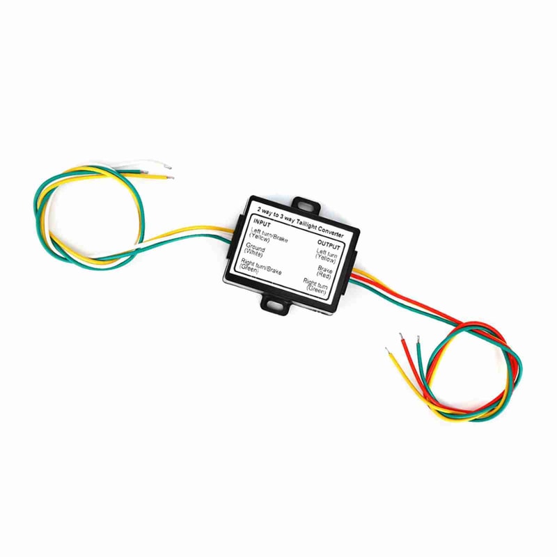 Tail Light Converter Wire Adapter Trailer Electrical System Harness 6