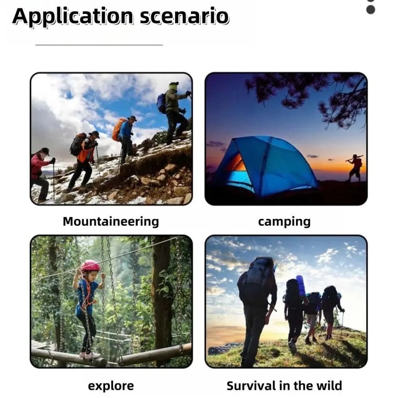 Emergency Survival Whistle With Compass And Multifunctional Tools Compact Outdoor Survival Kit 3