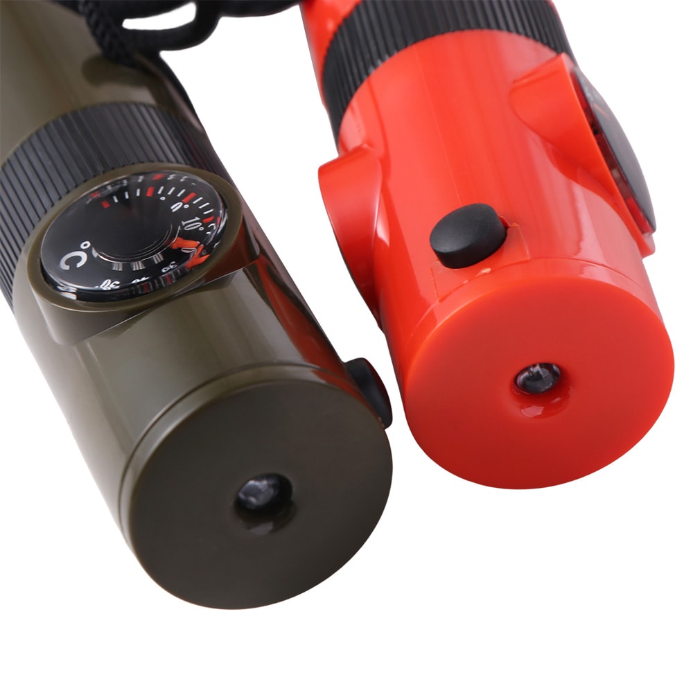 Emergency Survival Whistle With Compass And Multifunctional Tools Compact Outdoor Survival Kit 1