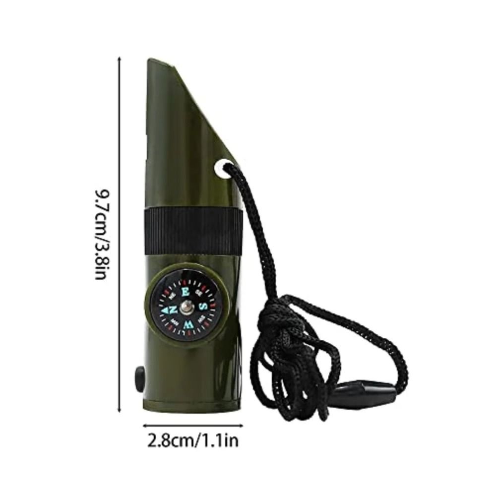 Emergency Survival Whistle With Compass And Multifunctional Tools Compact Outdoor Survival Kit 4