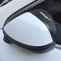 car rearview mirror rain eyebrow visor carbon fiber side auto accessories gr sport