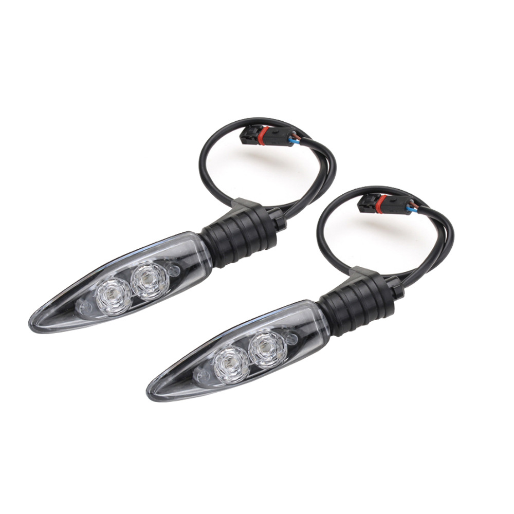 Motorcycle LED Turn Signal Indicator Light Blinker For Front Rear Universal Fit Waterproof High Vi 1