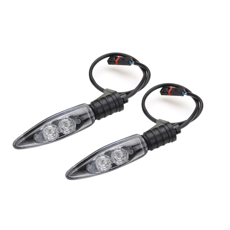 Motorcycle LED Turn Signal Indicator Light Blinker For Front Rear Universal Fit Waterproof High Vi 1