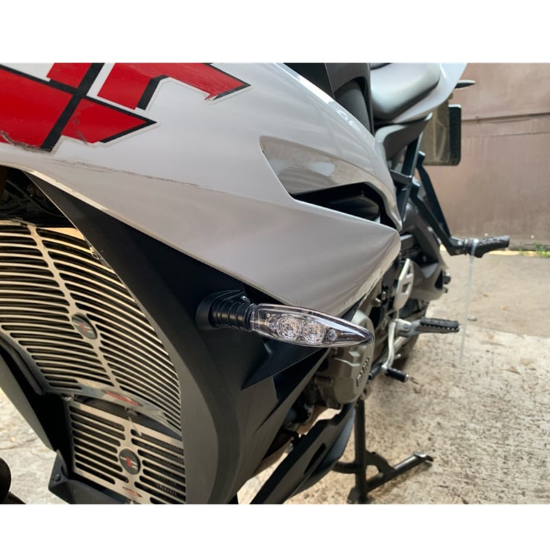 Motorcycle LED Turn Signal Indicator Light Blinker For Front Rear Universal Fit Waterproof High Vi 0