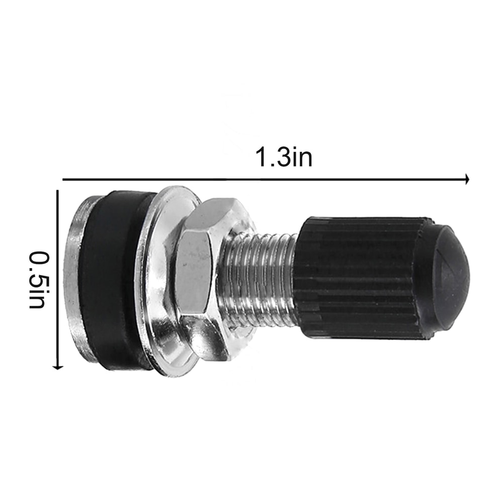 Motorcycle Tyre Valve Dustcap For Motorbike Scooter Quad Durable Zinc Alloy Replacement 4