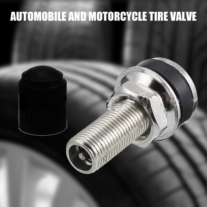 Motorcycle Tyre Valve Dustcap For Motorbike Scooter Quad Durable Zinc Alloy Replacement 5