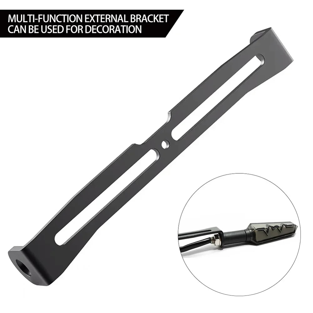 Durable Motorcycle Turn Signal Mount Bracket For Electric Bikes Motorcycles Adjustable Aluminum Al 4