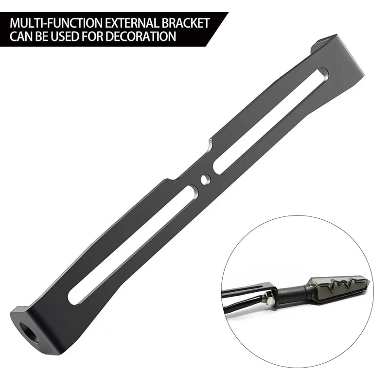 Durable Motorcycle Turn Signal Mount Bracket For Electric Bikes Motorcycles Adjustable Aluminum Al 4