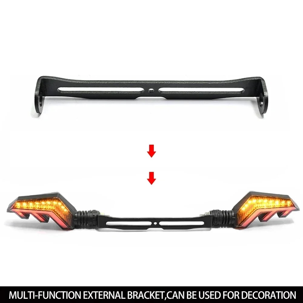 Durable Motorcycle Turn Signal Mount Bracket For Electric Bikes Motorcycles Adjustable Aluminum Al 2