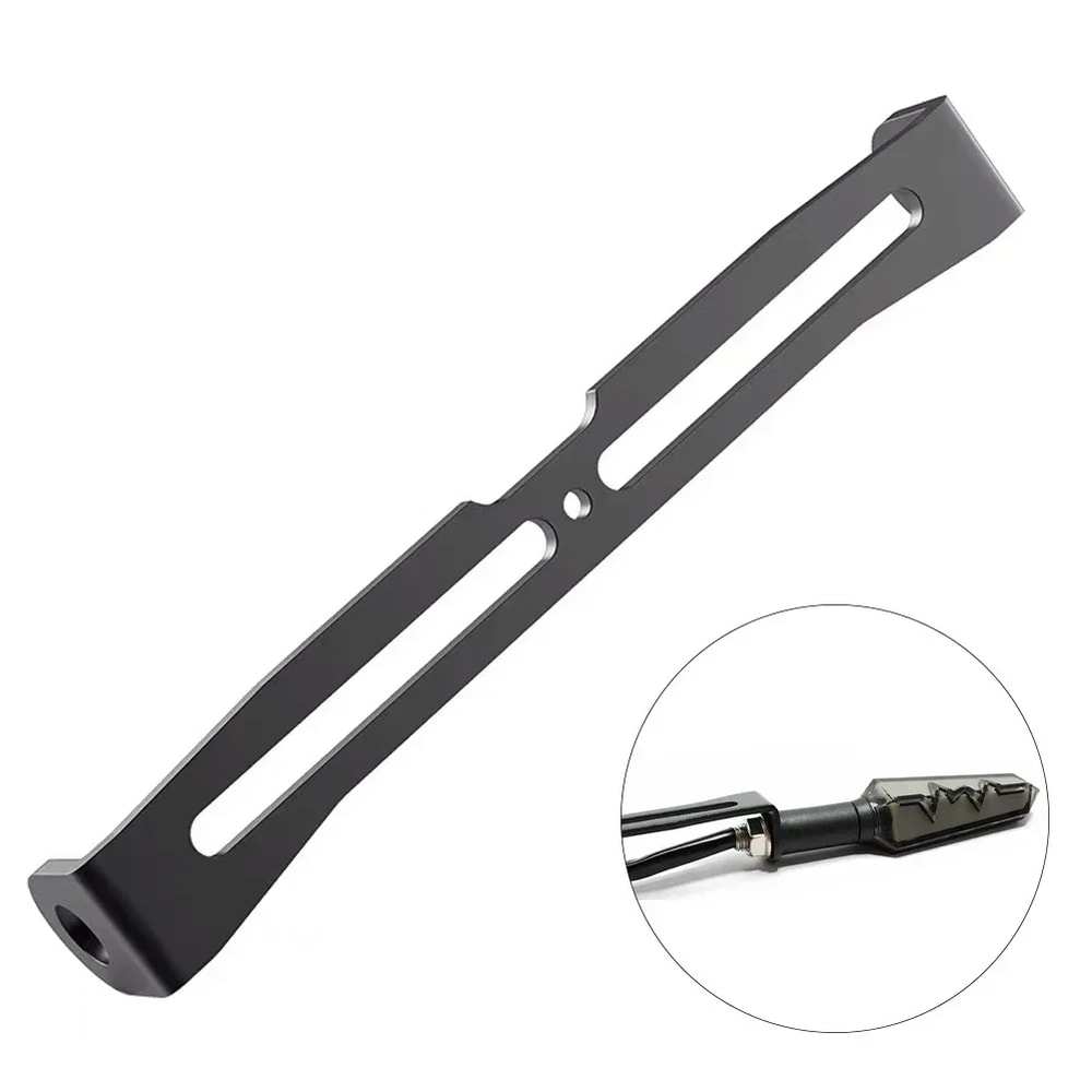 Durable Motorcycle Turn Signal Mount Bracket For Electric Bikes Motorcycles Adjustable Aluminum Al 5