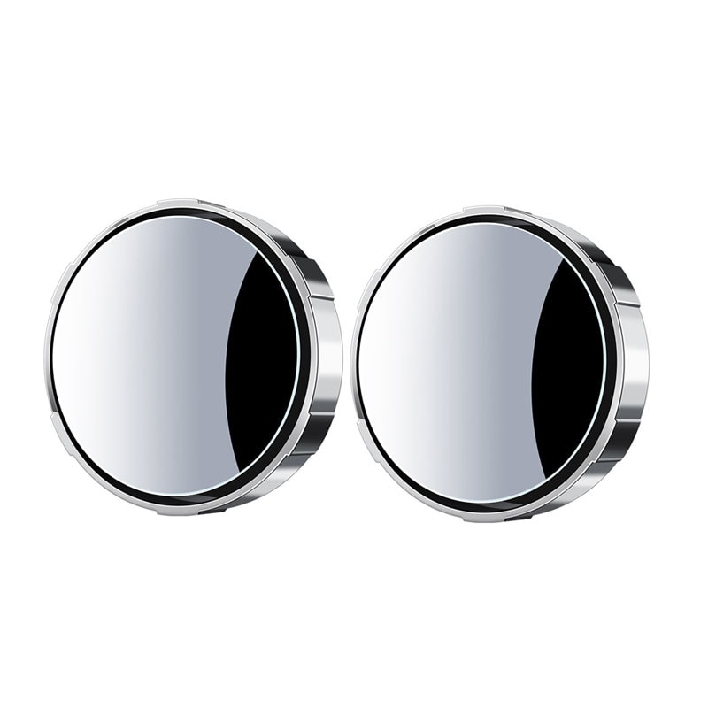 Adjustable Round Frame Blind Spot Mirror Wide Angle Car Auxiliary Rearview Mirror For Safer Reverse 5